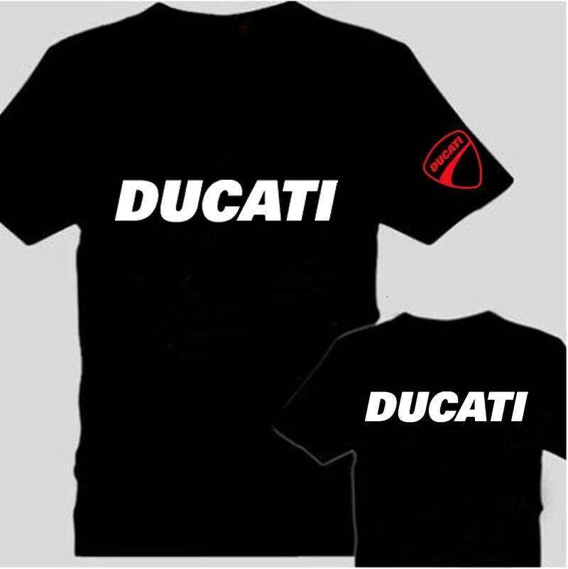 Men's Ducati Motorcycle Short Sleeve Cycling Set T-shirt Printed Fashion Brand C260228