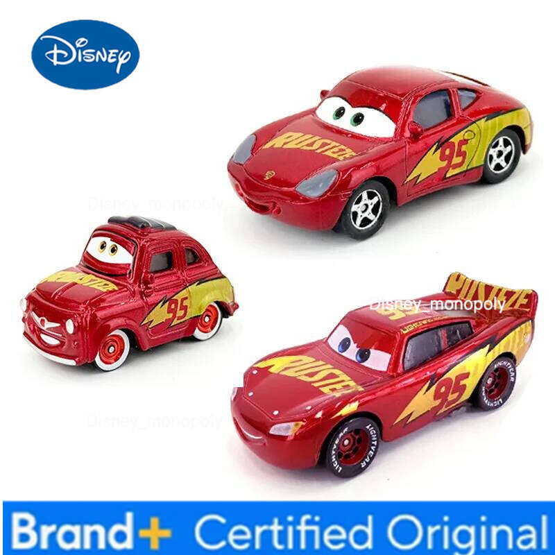 Disney Pixar Cars 1:64 Scale Diecast Metal Toy Car Set - Lightning McQueen, Mater & Cruz, Alloy Model Vehicles Collection Gift H260228-image-1095919721