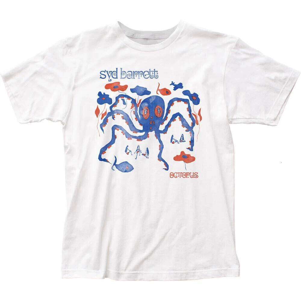 Syd Barrett Octopus Mens T Shirt Rock And Roll Classic Band Tee New White cotton high-quality casual fashion streetwear C260228