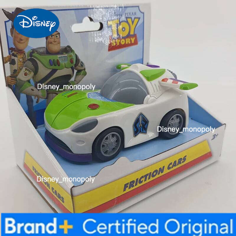 Disney Toy Story Cartoon Buzz Lightyear Woody Jessie Rex Alien Model Inertial Pull-back Free Wheel Car Toys For Kids Boy Gifts H260228-image-1095918681