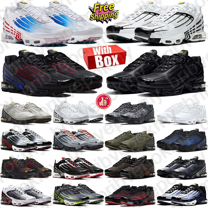 Free Shipping With Box Designer tn tn3 tns sneakers Running Shoes trainers for mens chaussure zapatillas Sports runners quality