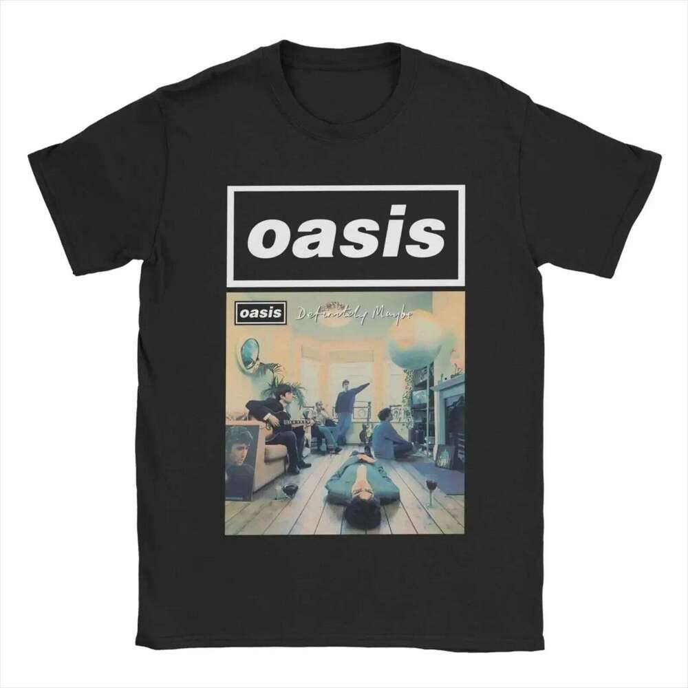 Designer O Oasis Rock Band Shirts For Men Women British Music Albums Vintage Tees Crew Neck Short Sleeve T Shirt Clothing Tops e0c