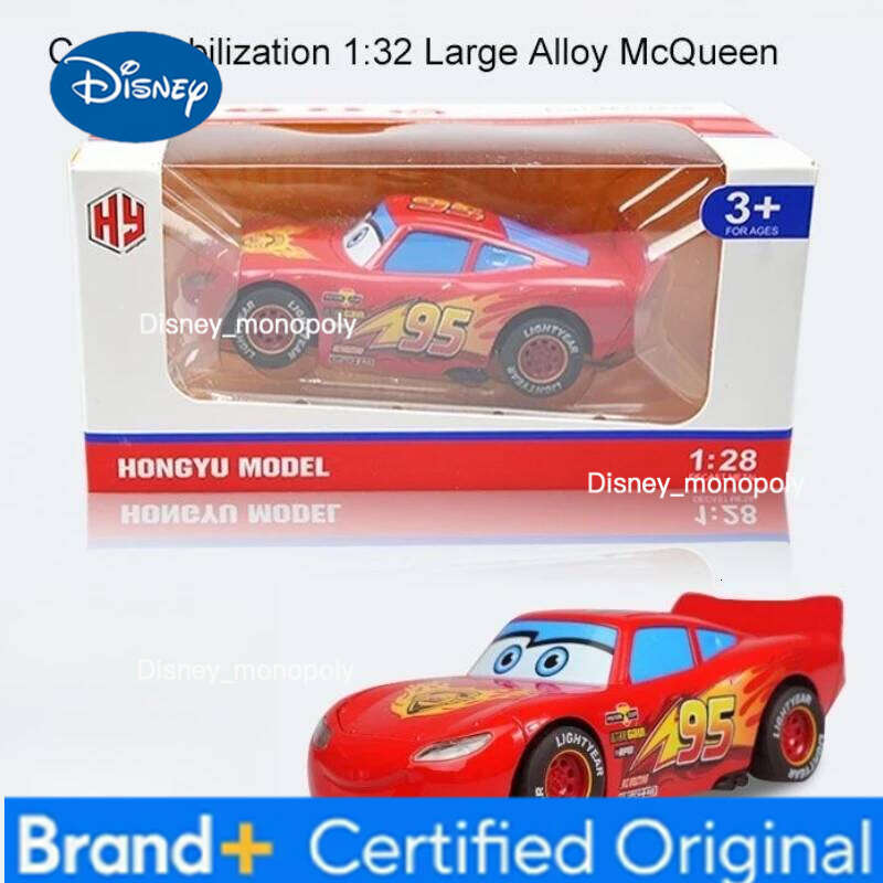 Disney Pixar Cars 3 Alloy toy Lightning McQueen Sound & Light 1:32 metal die-cast car gift box Toy children's holiday gifts H260228-image-1095918480