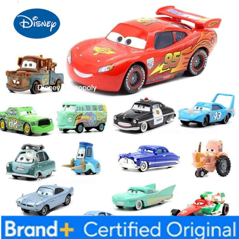 Disney Hot Car 2 Pixar Lightning Mcqueen Plain Collection Mini Racing Miss Fritter Metal Frank Dinoco Racer 3 Toy Gift for Kid H260228-image-1095919239