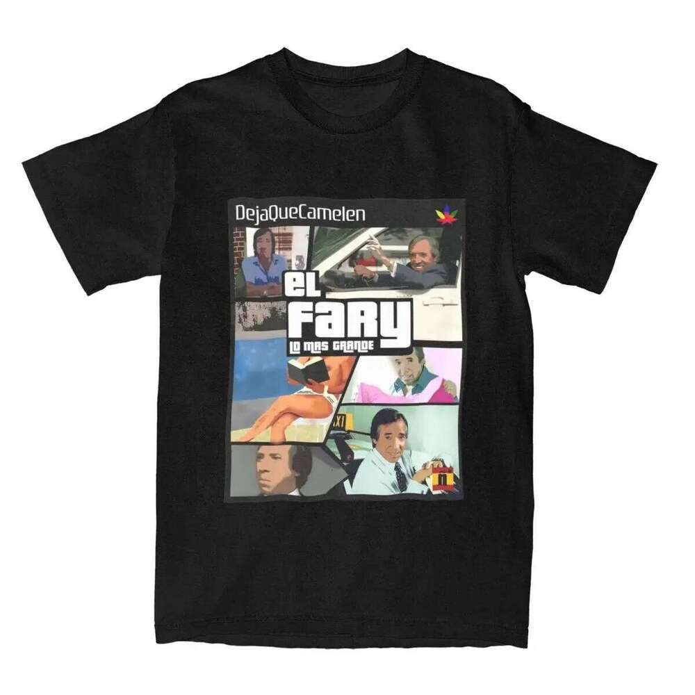 Chemise Streetwear El Fary t-shirts espagnol loisirs t-shirt pour adulte plage Y2K basique décontracté à manches courtes vêtements C260228