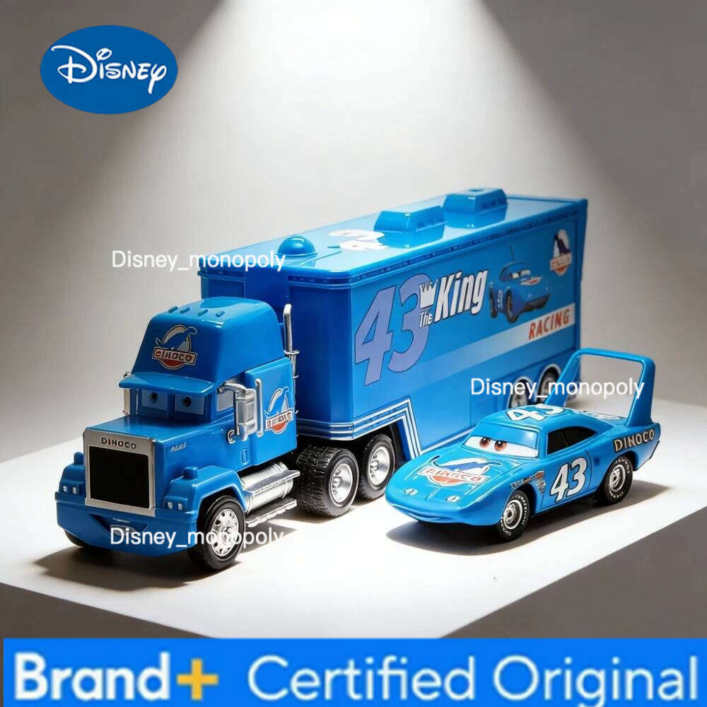 Disney Pixar Cars 3 Alloy Vehicle Set - 1:55 Lightning McQueen Mack Uncle Diecast Toys for Childrens Play & Collection H260228-image-1095918336
