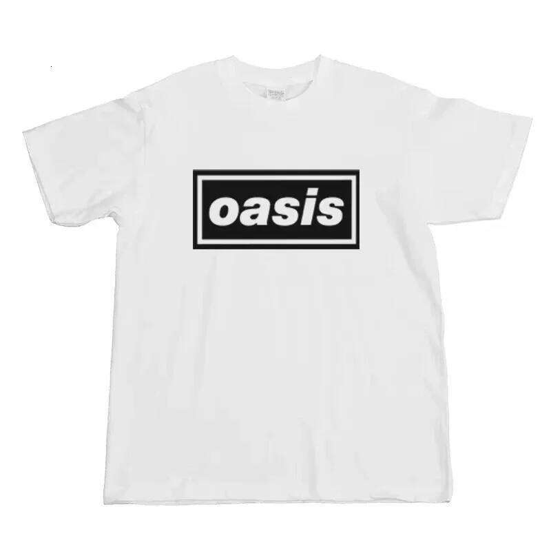 Designer O Oasis Rock Band Shirts For Men Women British Music Albums Vintage Tees Crew Neck Short Sleeve T Shirt Clothing Tops ed4
