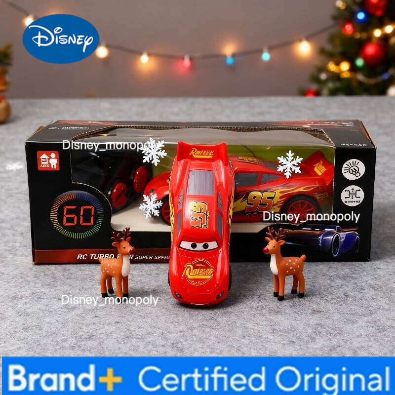 Disney NEW 2025 Pixar Cars 3 Lightning Mcqueen Remote Control Toy Simulation Racing Car Kids Christmas Gift H260228-image-1095918406