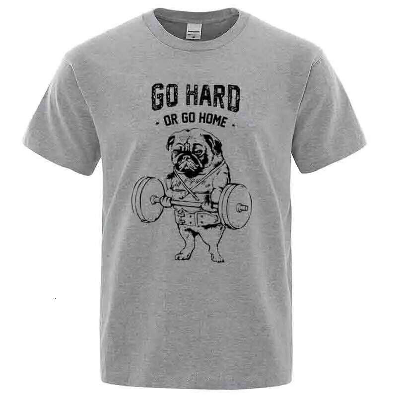 100% coton Pug Life hommes t-shirts mode maison ou aller hauts durs hommes lâche mâle t-shirt décontracté été C260228