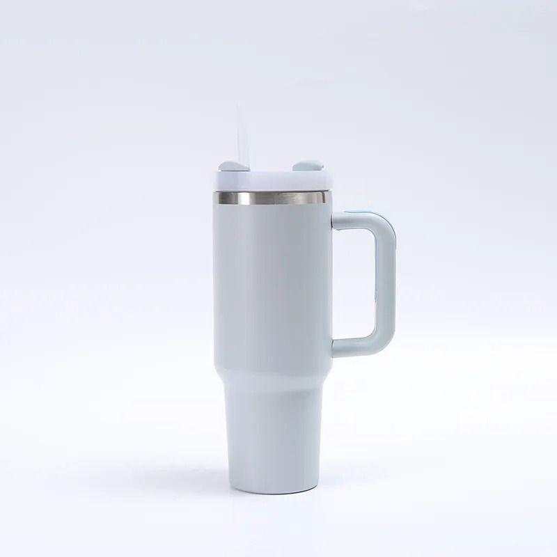 New 40 OZ Love Shack Fancy Floral Cups With Bow Cap Stainless Steel Tumblers with handle Lid and Straw Purple Stars Car Mugs Chocolate Gold Water Bo