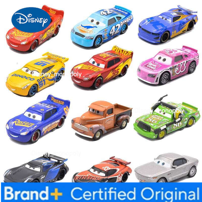 Disney Pixar Cars 3 Lightning McQueen Jackson Storm Ramirez Smokey 1:55 Metal Diecast Vehicle Model Toys Kids Boy Car Toy Gift H2602281-image-1095921453