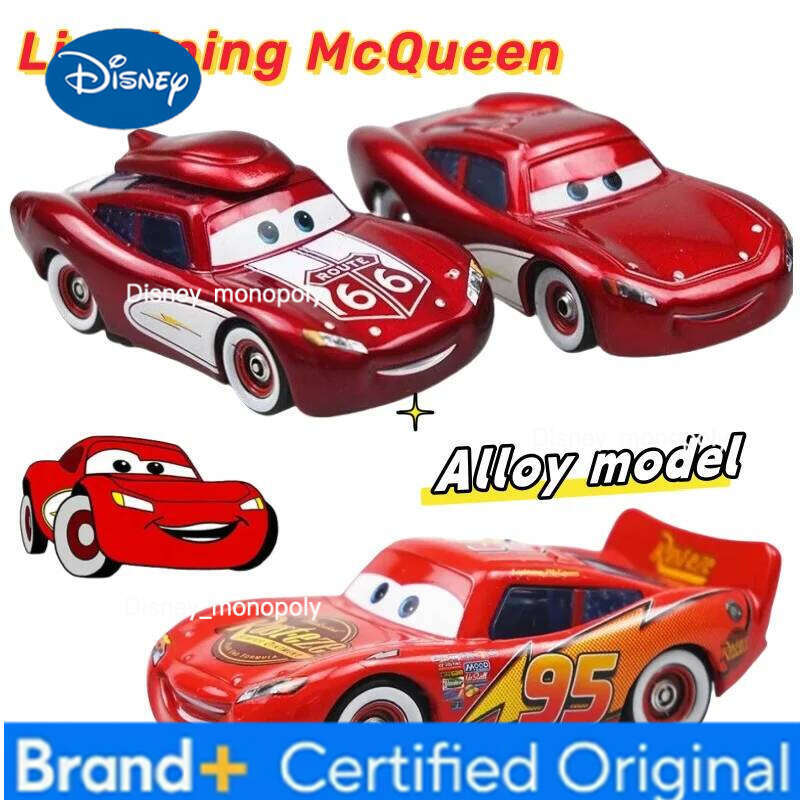 Disney Cars Lightning McQueen Anime Peripheral Creative Cartoon Cute Alloy Desktop Car Mini Model Ornament High Value Birthday Gift H260228-image-1095920057
