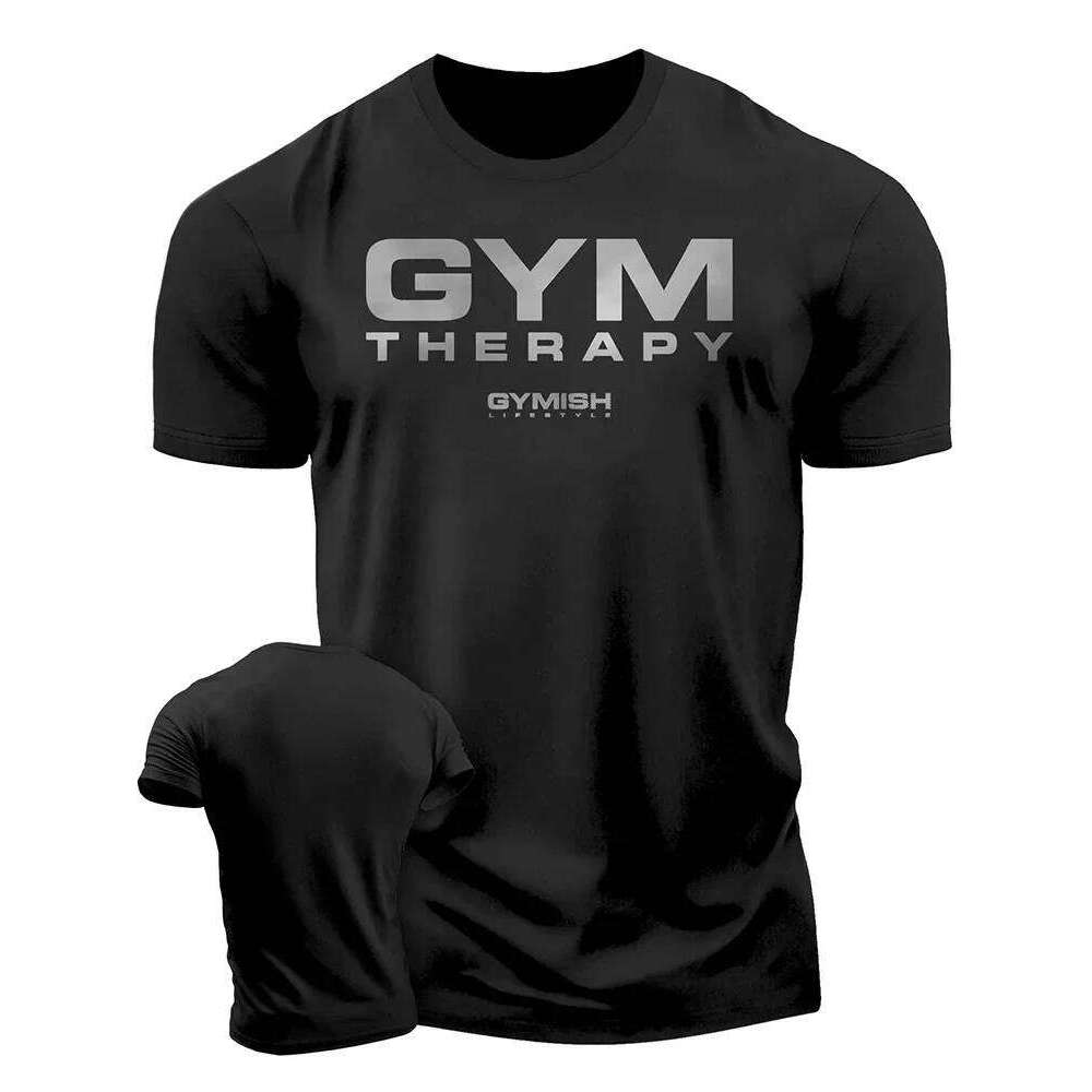 Nouveau 3D imprimé récupérer entièrement entraînement drôle T-Shirt de gymnastique haute qualité coton hommes manches courtes Muscle homme dur Gu