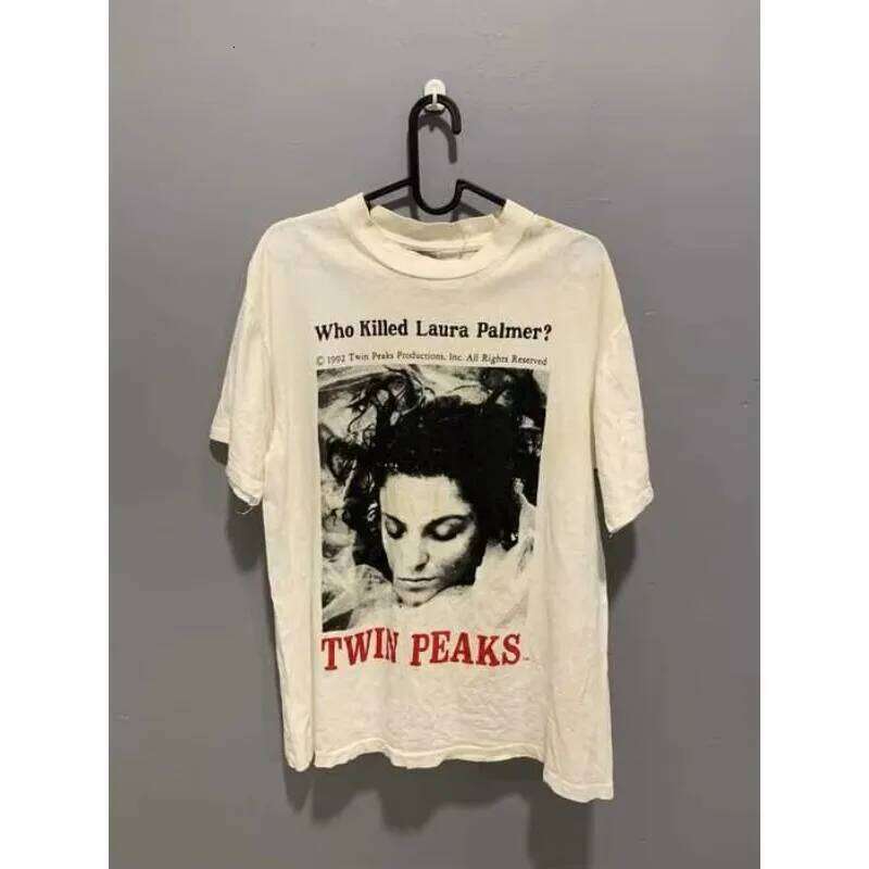 Qui a tué Laura Palmer « Twin Peaks » en 1992 ?T-shirt d'été pour hommes, nouveau Style adapté aux hommes et aux femmes, C260228