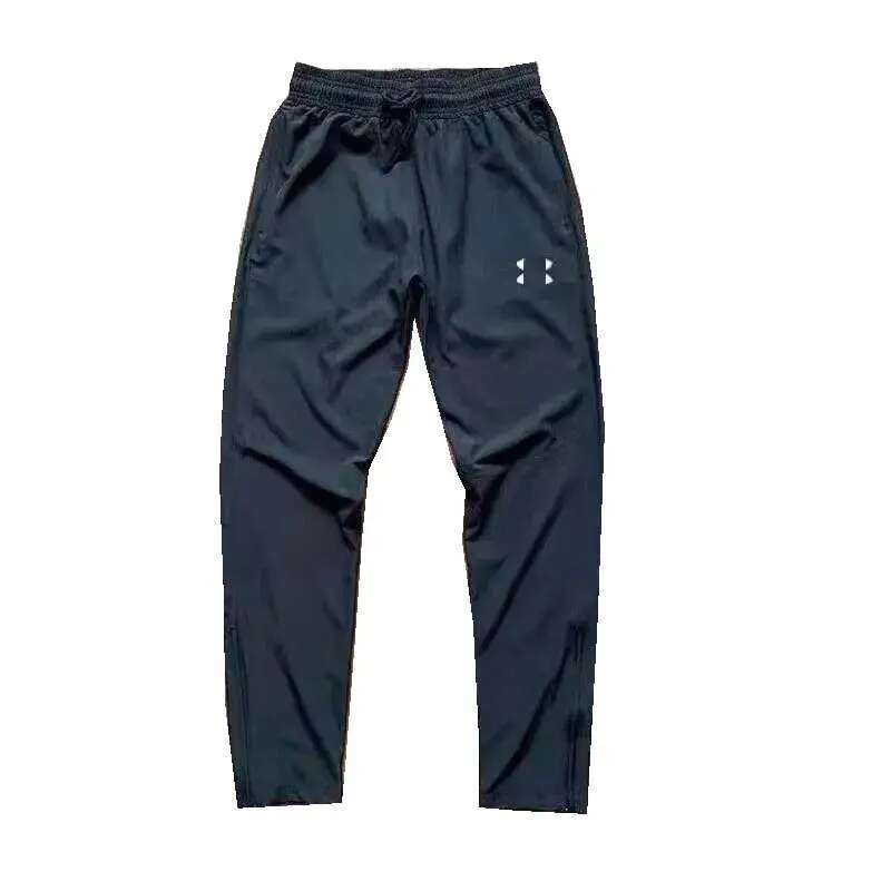 Summer trend thin Brand Designer UA mens Quick drying casual training sportswear pants running breathable small foot zippered joggers z250628 H26022
