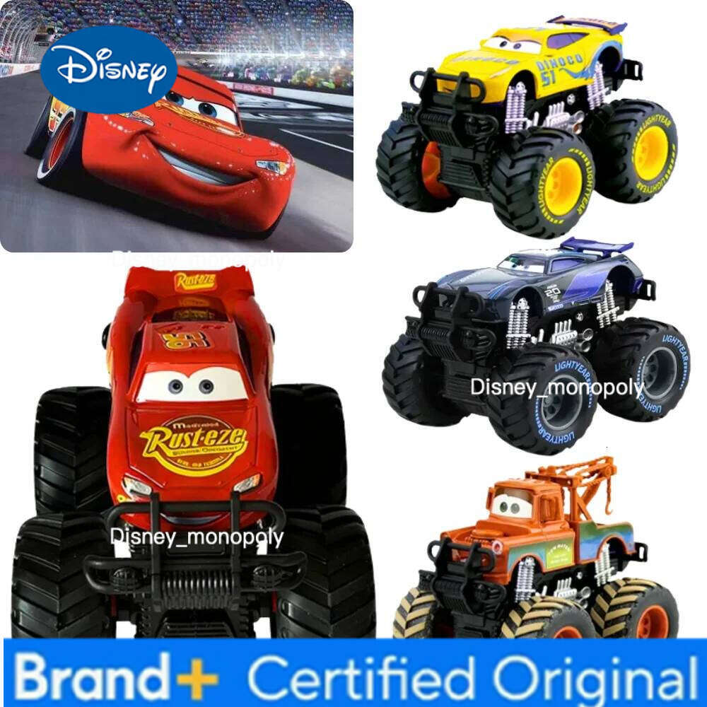 Disney HOT Pixar Cars Toy Lightning McQueen Large Wheel Mode Jackson Storm Mater Inertial Force Car Model Toys Kid Birthday Gift H260228-image-1095919211