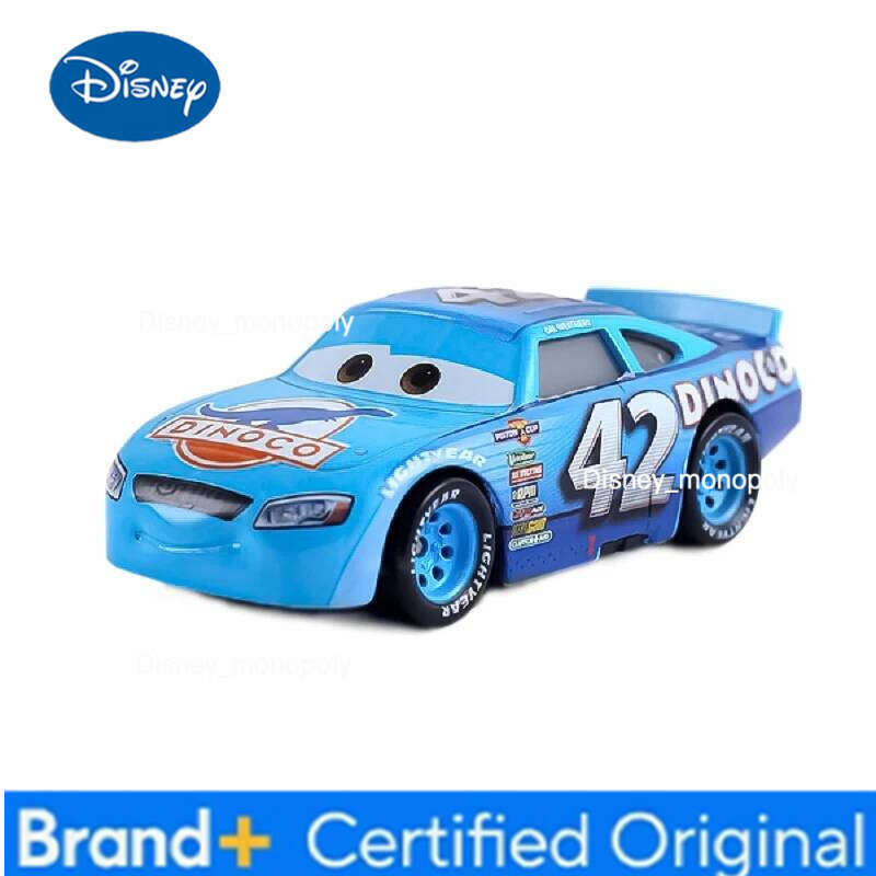Disney Pixar Cars Toys Lightning McQueen Collection No.42 Cal Weathers 1:55 Diecast Metal Alloy Boy Toy Car Kids Birthday Gift H260228-image-1095919605
