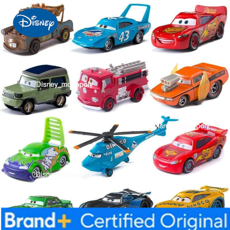 Disney Pixar Cars 3 Lightning Mcqueen Toys Mater Model Collection 1:55 Diecast Vehicles Alloy Car Toy For Children Gifts H260228-image-1095918705