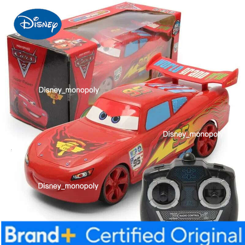 Disney Toy Animation Pixar Cars 3 Electric Lightning Mcqueen Four Channel Remote Control Car Children Christmas Toys Gift H260228-image-1095917789