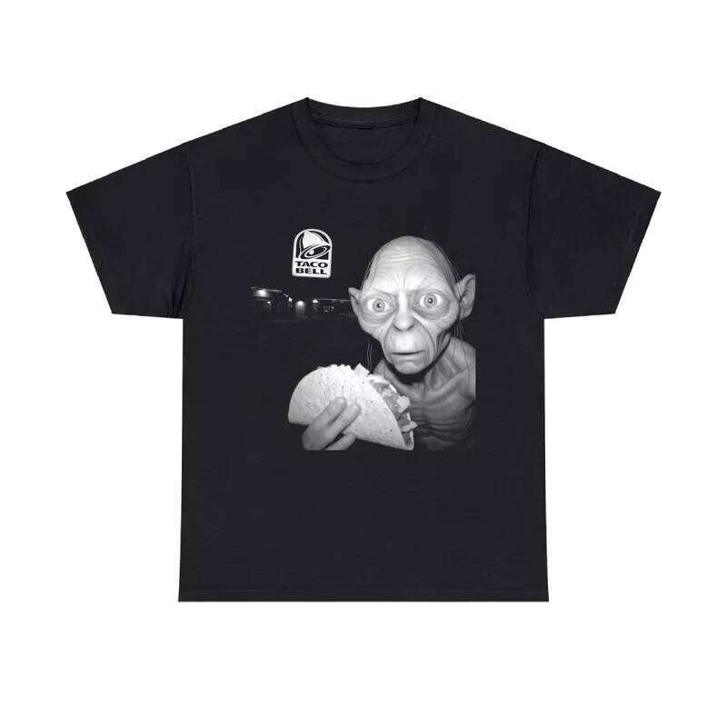 T-Shirt le seigneur des anneaux Gollum Taco Bell, chemise drôle à manches courtes unisexe pour hommes et femmes, été C260228, 2026