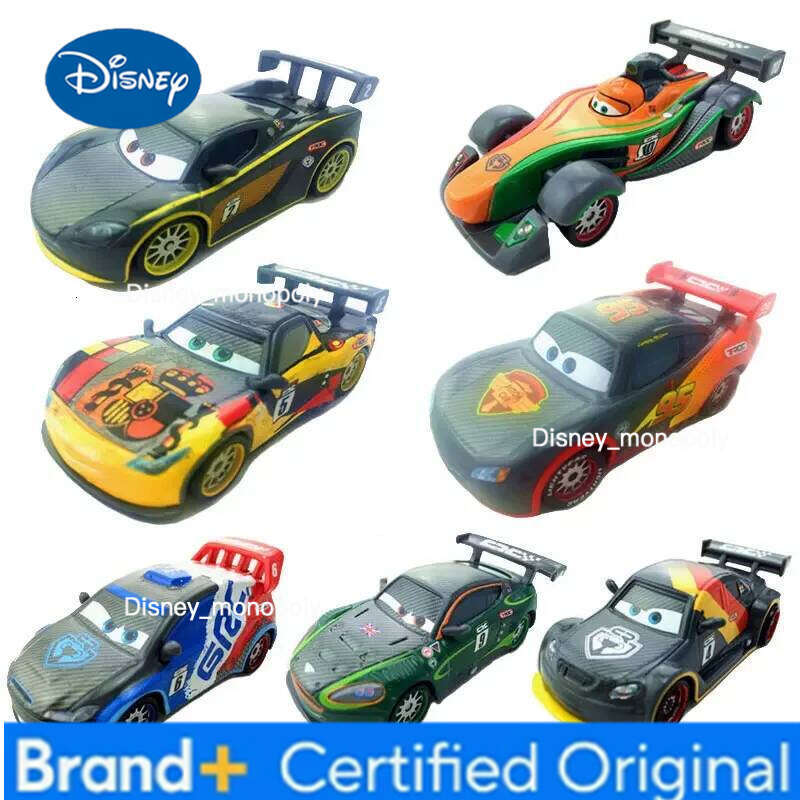 Disney Pixar Cars National Edition McQueen model Universal Cup racer alloy car children's toy Christmas gift H260228-image-1095919944