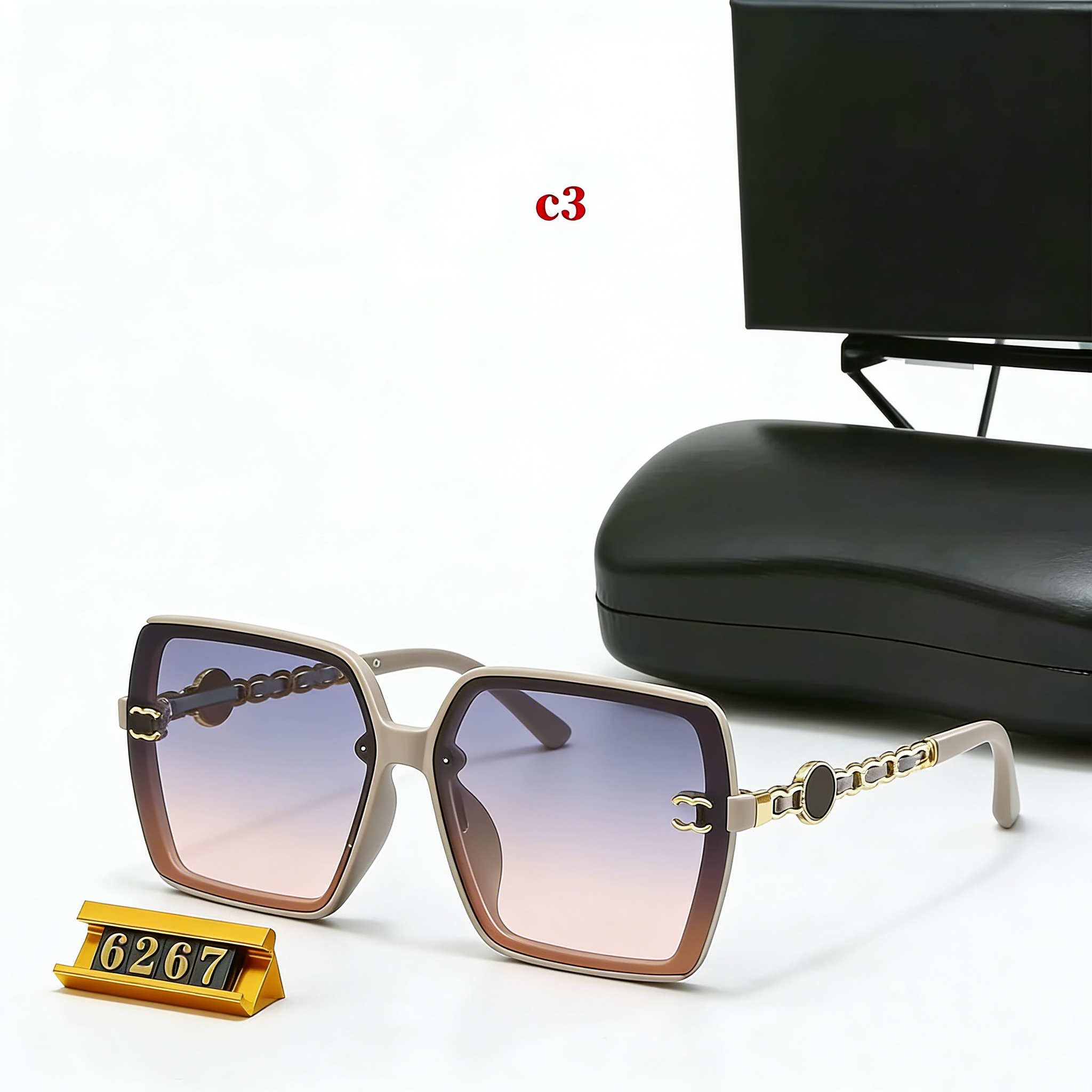 Sunglasses For Women Glasses Men Fashion Color Blocking Polarized Glasses Outdoor Beach Sunscreen Very Nice