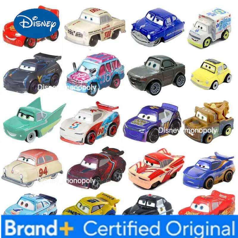 Disney Pixar Cars 2 3 Lightning McQueen police car Cruz Mater Black storm jackson Mini alloy Toy Car Children's Birthday Gift H260228-image-1095919705
