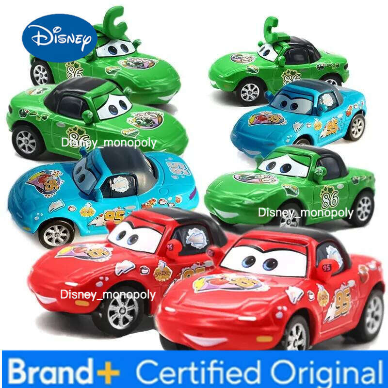 Disney Pixar McQueen Chick Hicks Fans Series Metal Diecast Model Cars Kids Toy Christmas gift H260228-image-1095918569