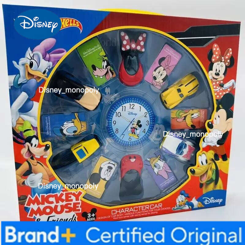 Disney Hot Sell Cartoon Alloy Mini - Mickey & Minnie Scooter, Metal Inertia Car, Kids' Gift, Collectible Racing Car Model H260228-image-1095918590