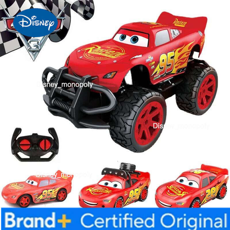 Disney Pixar Cars 3 Electric Toy Lightning Mcqueen Four Channel Cross-country Remote Control Car Model Toys For Children Gif H2602281-image-1095921446