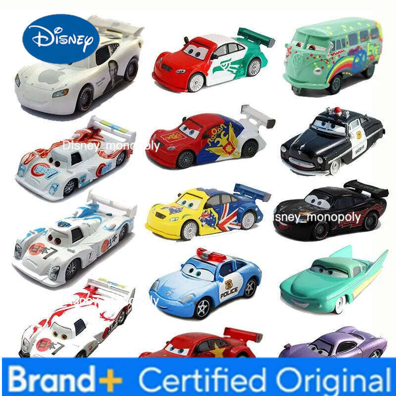 Disney Pixar 2 3 limited edition Jobs McQueen car Ice snow version Japan 7 Sally police Car1:55Alloy Cars Kids Toys H260228-image-1095919327