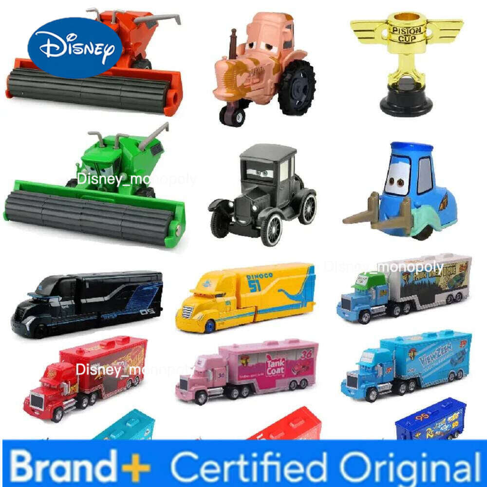 Disney Pixar Cars And Toy Set The King Cruz Lightning Mcqueen Mike Uncle 1/43 Diecast Model Trucks Toys Gift For Kids H260228111-image-1095922240
