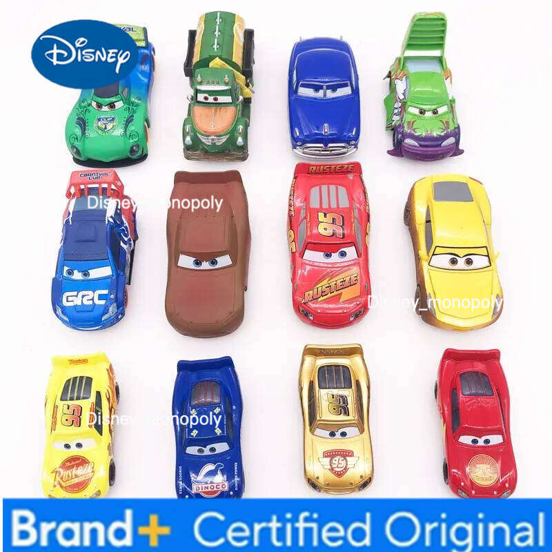 Disney Pixar Cars Racing Party Mud Lightning McQueen Wingo DocHudson Dr Damage Big Size Foot Metal Diecast Car Toy Kids Boy Gift H260228-image-1095919252