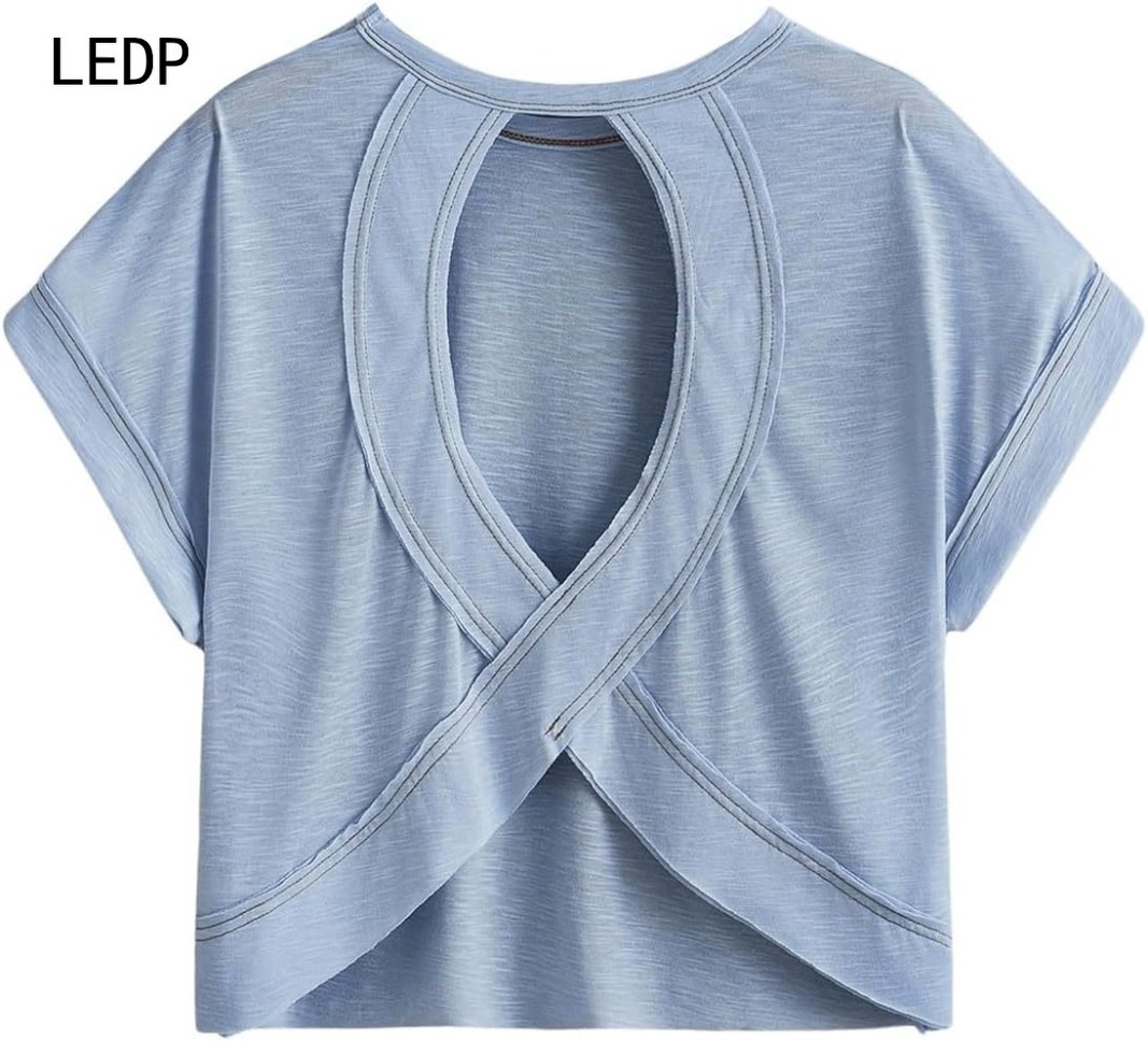 248576 Diatom photosynthetic chip large size women's T-shirt glass shell vent design spring outing slim micro power station-image-1108557675