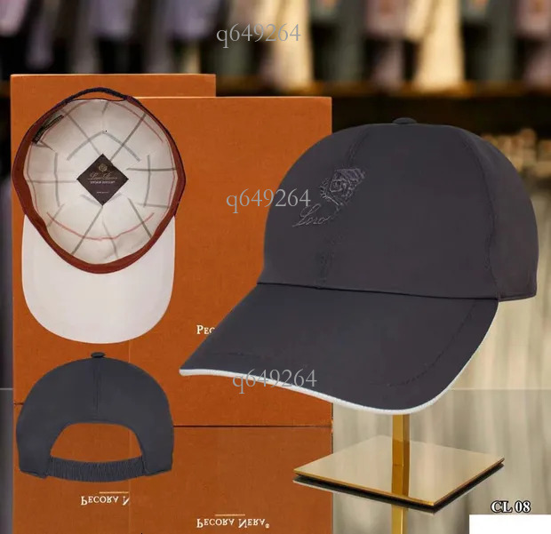 lorolys pianas Hat Sales Top Canvas Basebal Men Designer Fashion Baseball Cap Fitted Hats Letter Summer Sunshade Beach Mens Luxury Cap loroo caps
