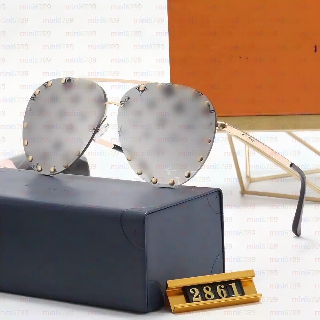 Lvsun glasses Designer Luxury Sunglasses Men Women Eyeglasses Outdoor Shades UV400 Fashion Classic Lady louisy vuittn Beach glasses AAA