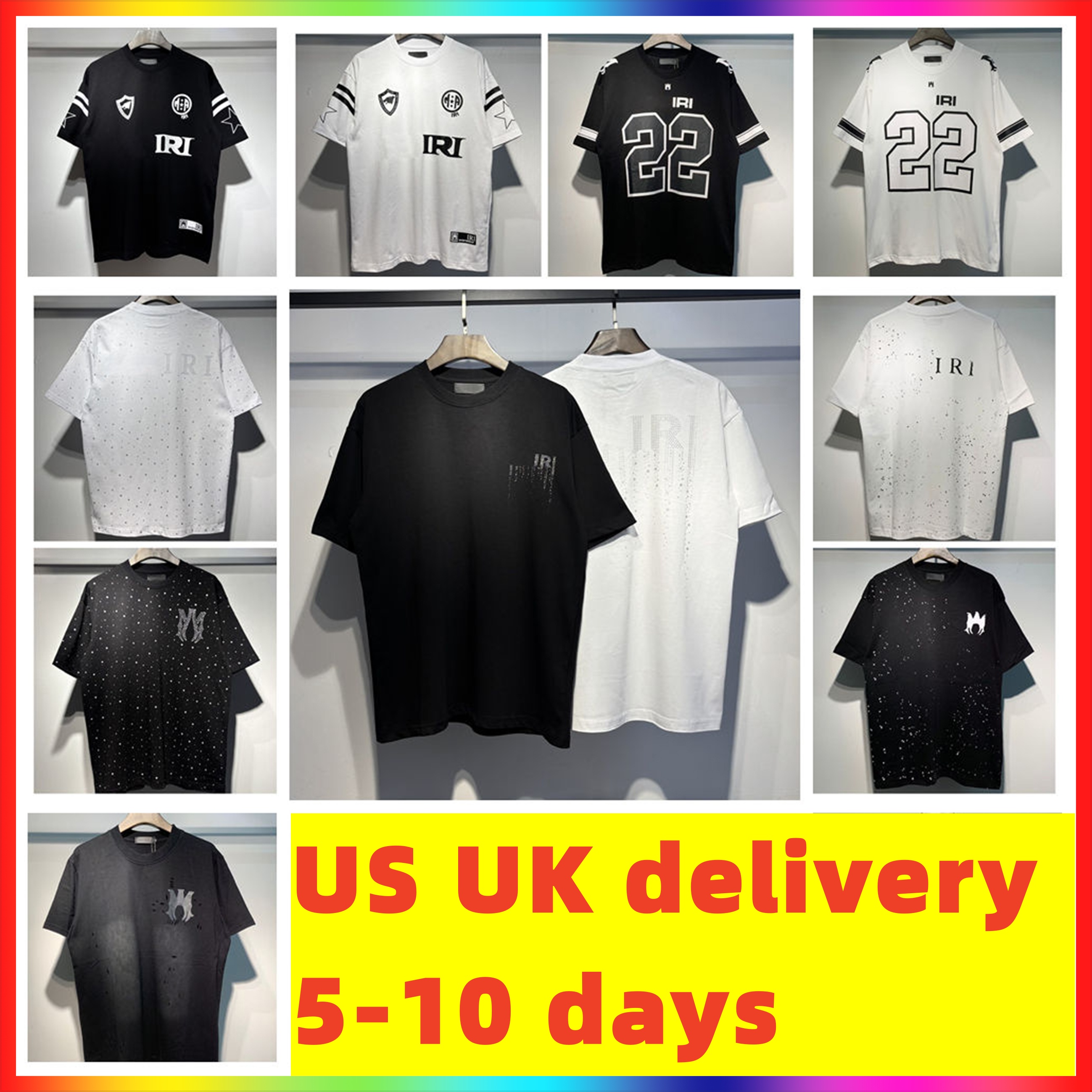Designer T Shirts men 2026 Summer graphic t shirt Mens amiritshrit Luxury Fashion Chest Letter Tshirts Casual Street Wear T-shirt Male Sports Cla-image-890725667