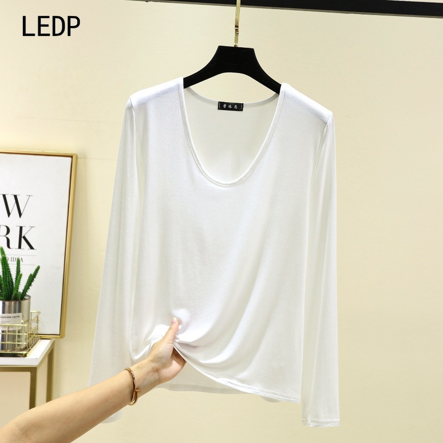 231240 Recycled polyester environmentally friendly large size women's T-shirt ocean plastic recycled fabric loose silhouette commuting basic-image-1108567254
