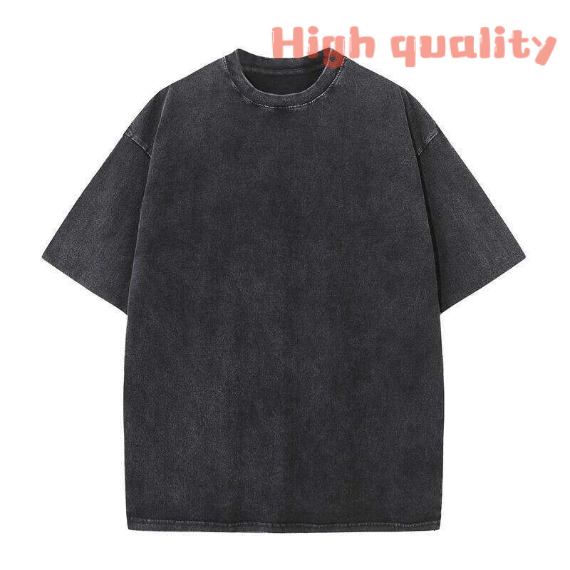 300g Heavy Weight Pure Cotton Washed Vintage T shirt Ship According To The Agreed Style rtw