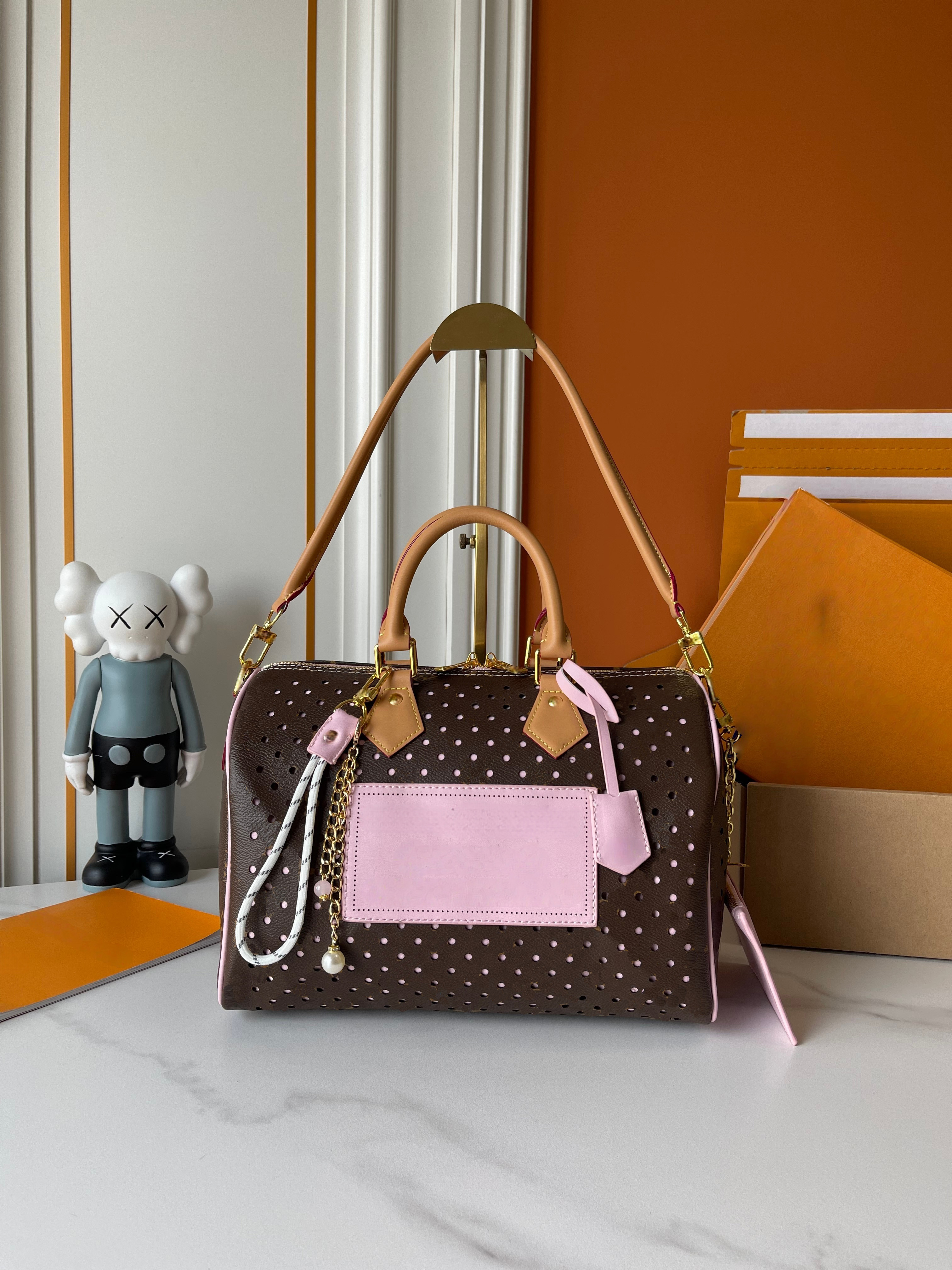 0029143 cosmetic bag Box bag Cosmetic Bags & Cases nluxury bag Tote Bag Shopping Bags Luxury Hangbag purse classics Single shoulder, Designer Should