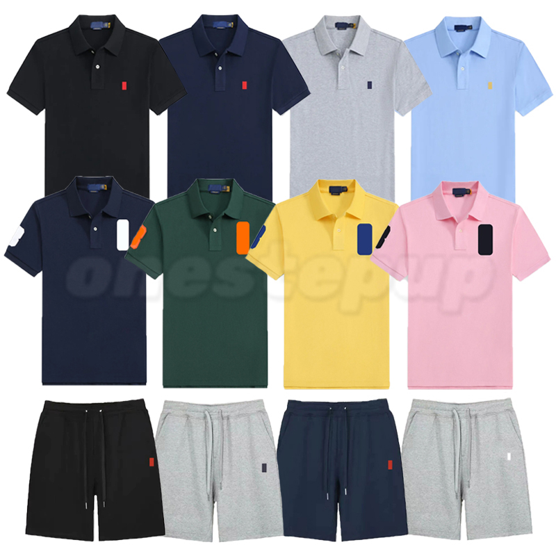 designer shirt mens polo shirt men embroidery tshirt short minimalist trendy cotton shorts hight quality casual leisure summer mens set size s-3xl