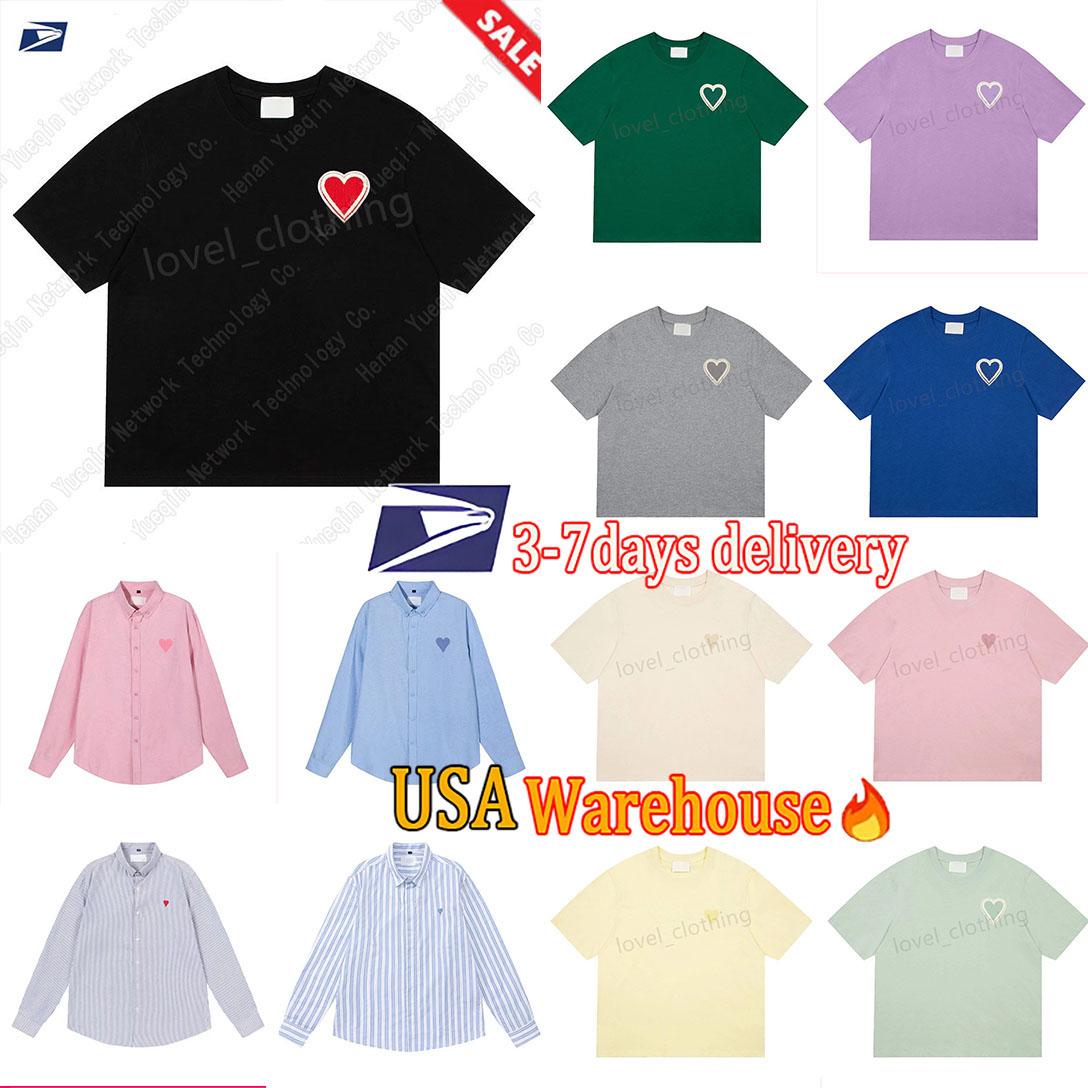 Designer mens polo tshirts y2k tee Love embroidered womens TShirts Designer T Shirts Neck tee High quality short Sleeve Cottons print tops Clothing