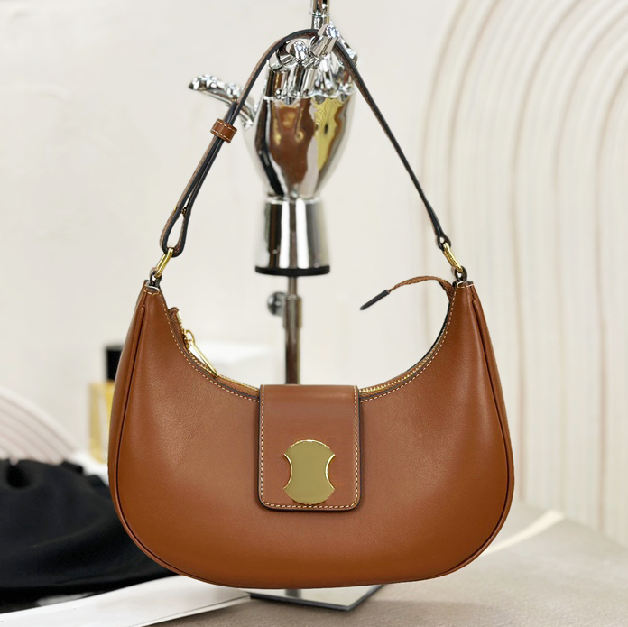 AVA TRIOMPHES Underarm bag Luxury Designer bag tote Womens mens handbags leather half moon bag high quality crossbody Shoulder Bag fashion armpit Ev