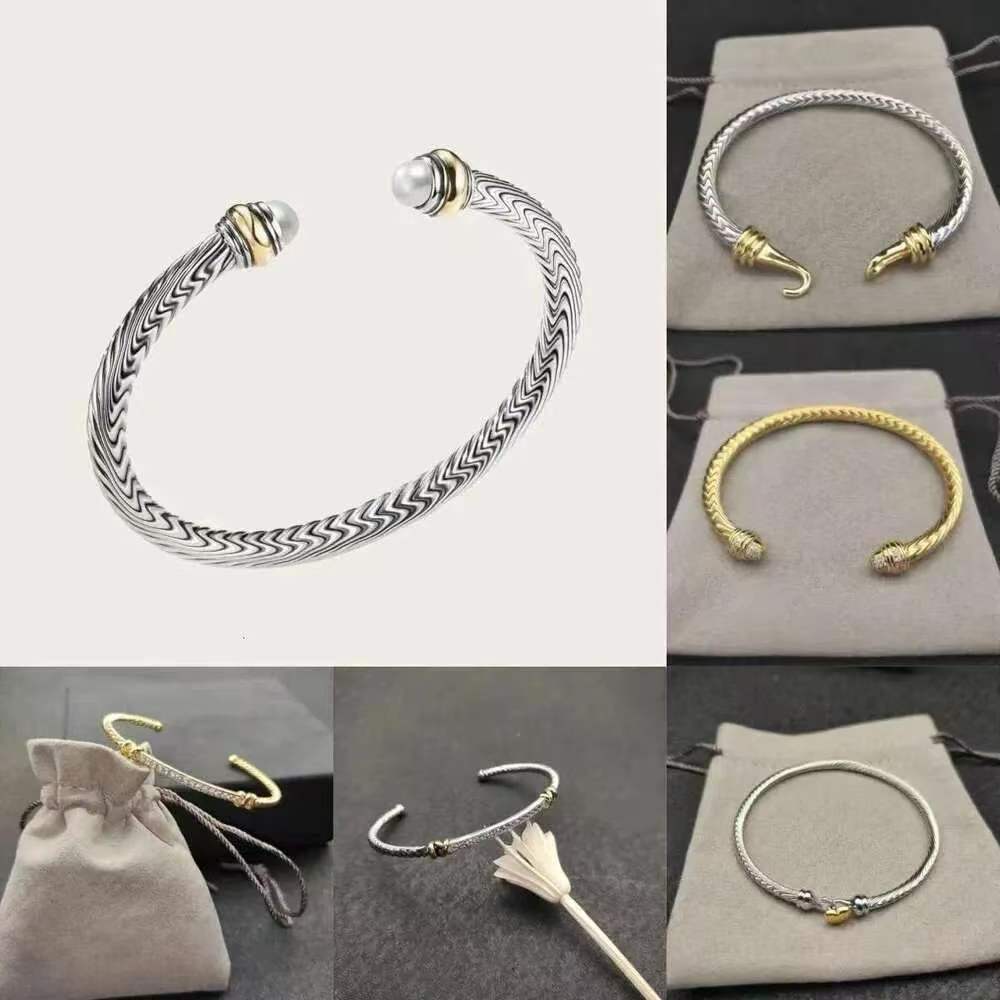 2026 Designer bracelet jewellery for women silver bracelet Copper Twisted cuff bangle Cowboy jewlery men braceletS designer 18k gold bangle bracl-image-1108547776