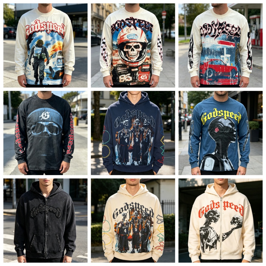 Hommes à capuche hommes à manches longues t-shirt streetwear pull manchette élastique tissu doux respirant léger coupe ample quotidien extérieur