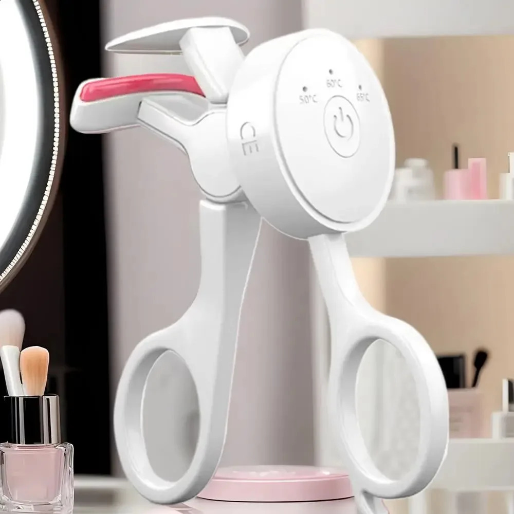 Frameless heated eyelash curler with intelligent temperature control and rechargeable n for long-lasting eyelash curling 260527