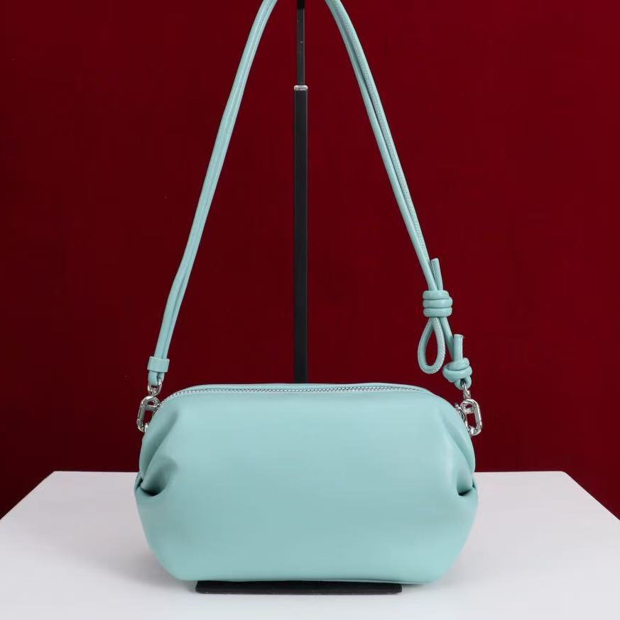 Nouveau sac de créateur sac à bandoulière à nœud souple sac de luxe classique sac à bandoulière en cuir véritable pour femme Mini sac Hobo rétro