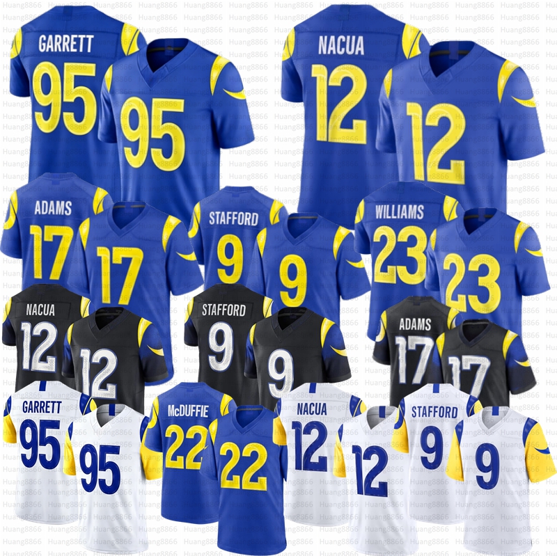 La Los Angelescity Myles Garrett Ty simpson Davante Adams RamsS Jersey Puka Nacua RamsJersey McDuffie Donald Matthew Stafford Kyren Williams Foot-image-938628461