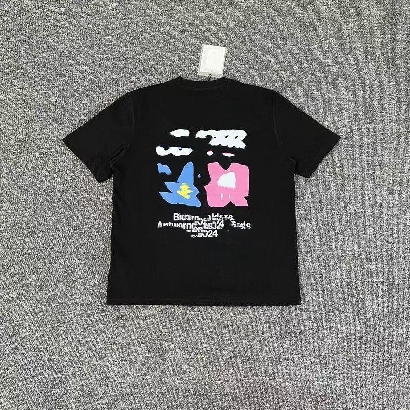 A T-shirt décontracté d'été polyvalent, coupe ample et tendance avec lettres imprimées