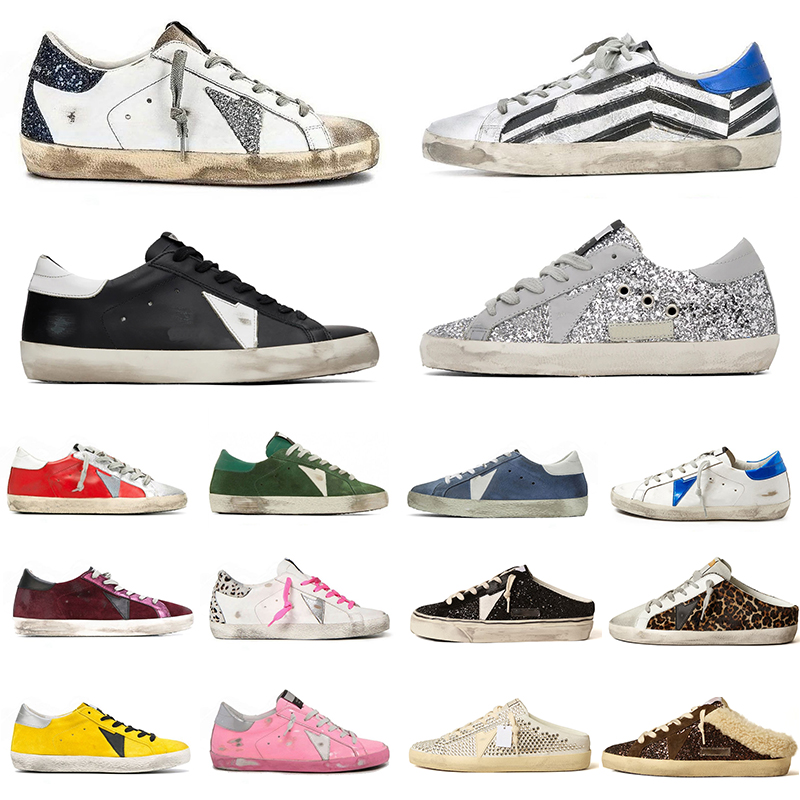 golden goose sales vieilles chaussures pour hommes femmes luxes baskets design plat décontracté super star Baskets Golden Gooses